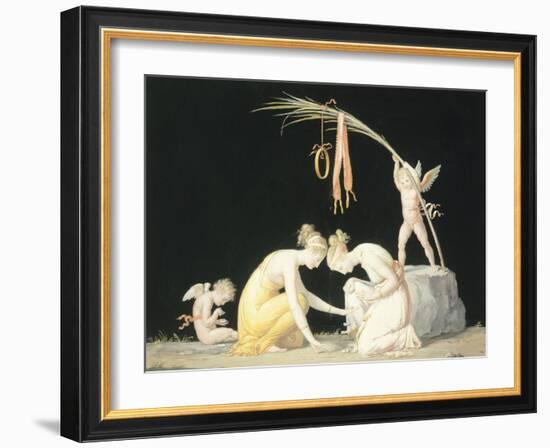 Astragals Players-Antonio Canova-Framed Giclee Print