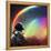 Astro Cruise 1 - Live in a Rainbow Galaxy-Ben Heine-Framed Premier Image Canvas