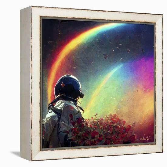 Astro Cruise 1 - Live in a Rainbow Galaxy-Ben Heine-Framed Premier Image Canvas