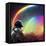 Astro Cruise 1 - Live in a Rainbow Galaxy-Ben Heine-Framed Premier Image Canvas