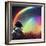 Astro Cruise 1 - Live in a Rainbow Galaxy-Ben Heine-Framed Giclee Print