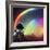 Astro Cruise 1 - Live in a Rainbow Galaxy-Ben Heine-Framed Giclee Print