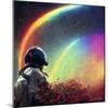Astro Cruise 1 - Live in a Rainbow Galaxy-Ben Heine-Mounted Giclee Print