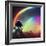 Astro Cruise 1 - Live in a Rainbow Galaxy-Ben Heine-Framed Giclee Print