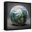 Astro Cruise 15 - Earth Wrapped in a Plastic Bag-Ben Heine-Framed Premier Image Canvas