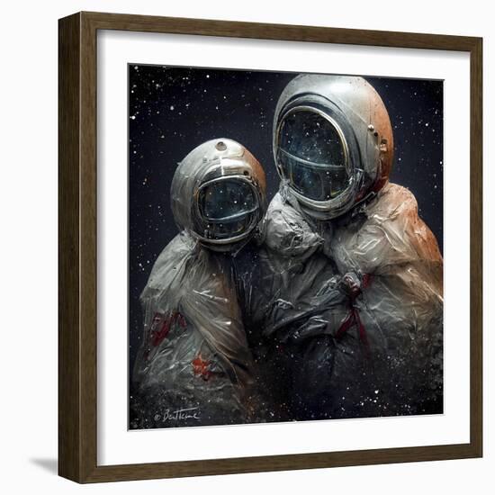 Astro Cruise 16 - Eternal Travellers in Plastic Uniforms-Ben Heine-Framed Giclee Print