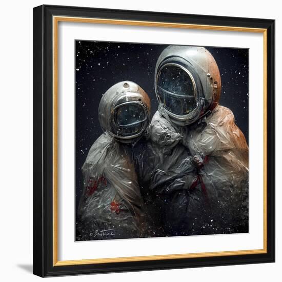 Astro Cruise 16 - Eternal Travellers in Plastic Uniforms-Ben Heine-Framed Giclee Print