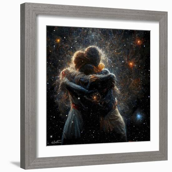 Astro Cruise 21 - The Two of Us in the Universe-Ben Heine-Framed Giclee Print