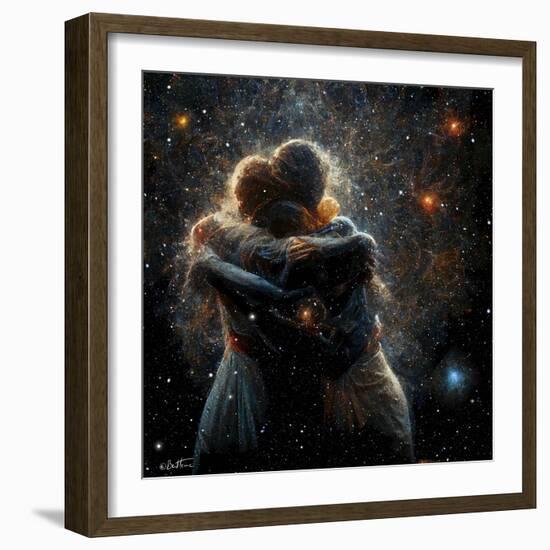 Astro Cruise 21 - The Two of Us in the Universe-Ben Heine-Framed Giclee Print