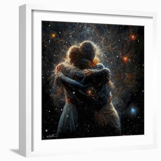 Astro Cruise 21 - The Two of Us in the Universe-Ben Heine-Framed Giclee Print