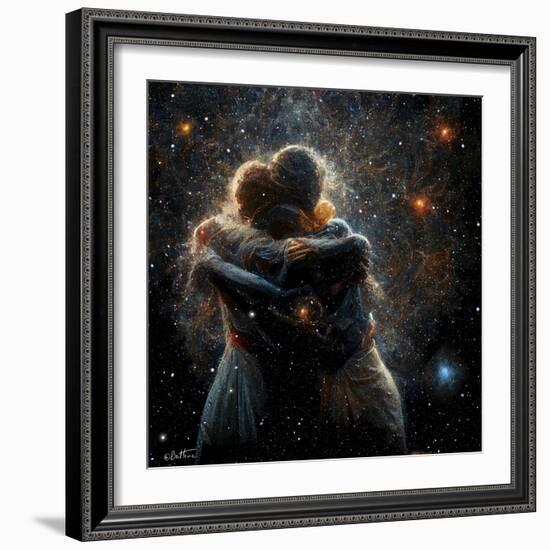 Astro Cruise 21 - The Two of Us in the Universe-Ben Heine-Framed Giclee Print