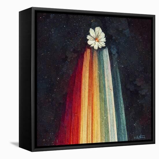 Astro Cruise 4 - Sending You a Flower From Space-Ben Heine-Framed Premier Image Canvas