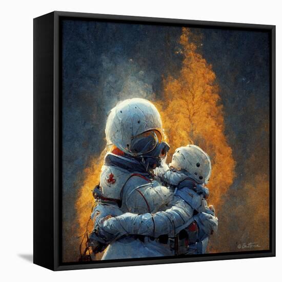 Astro Cruise 6 - True love means never abandoning someone-Ben Heine-Framed Premier Image Canvas