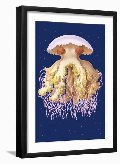 Astro-Jellyfish-Ernst Haeckel-Framed Art Print