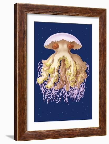 Astro-Jellyfish-Ernst Haeckel-Framed Art Print