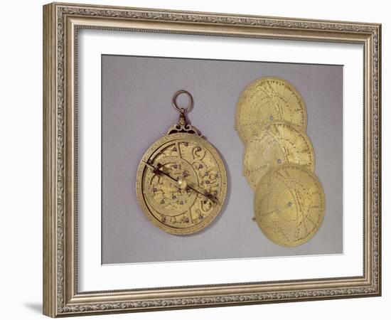 Astrolabe, 1216-Abu Bakr Ibn Jusuf-Framed Giclee Print