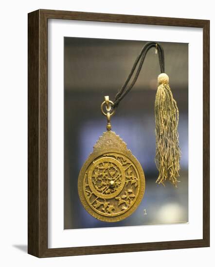 Astrolabe 890/1485-6, Awhad Muhammad Iran, John Addis Gallery, British Museum, London, England-Adam Woolfitt-Framed Photographic Print