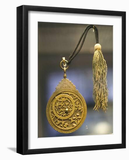 Astrolabe 890/1485-6, Awhad Muhammad Iran, John Addis Gallery, British Museum, London, England-Adam Woolfitt-Framed Photographic Print