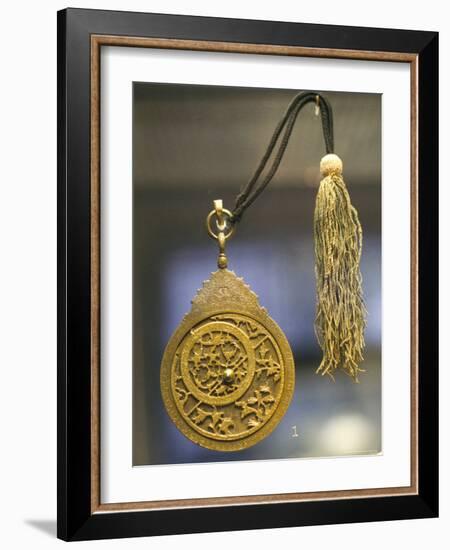 Astrolabe 890/1485-6, Awhad Muhammad Iran, John Addis Gallery, British Museum, London, England-Adam Woolfitt-Framed Photographic Print