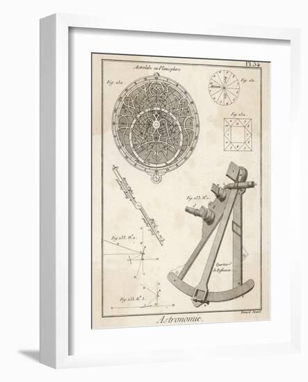 Astrolabe and Quadrant-Benard-Framed Photographic Print