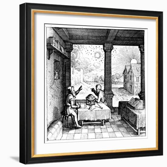 Astrologers Preparing a Horoscope, 1617-1619-null-Framed Giclee Print