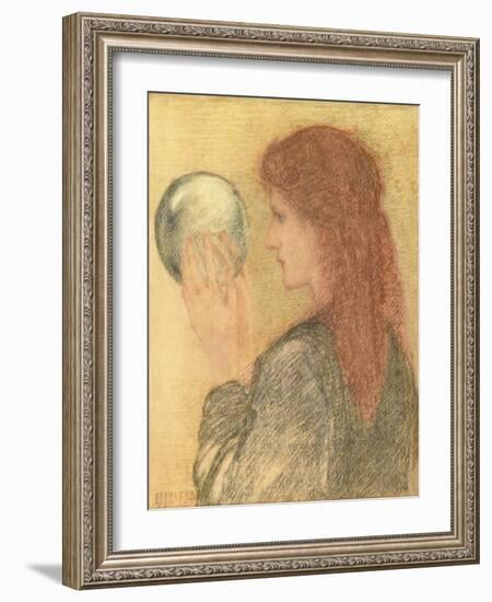 Astrologia, 1893 (Pastel on Paper)-Edward Burne-Jones-Framed Giclee Print