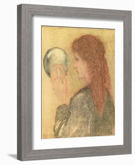 Astrologia, 1893 (Pastel on Paper)-Edward Burne-Jones-Framed Giclee Print