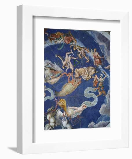 Astrological Ceiling, in the Sala Del Mappamondo-Giovanni De' Vecchi-Framed Giclee Print