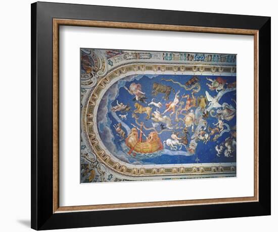 Astrological Ceiling, in the Sala Del Mappamondo-Giovanni De' Vecchi-Framed Giclee Print