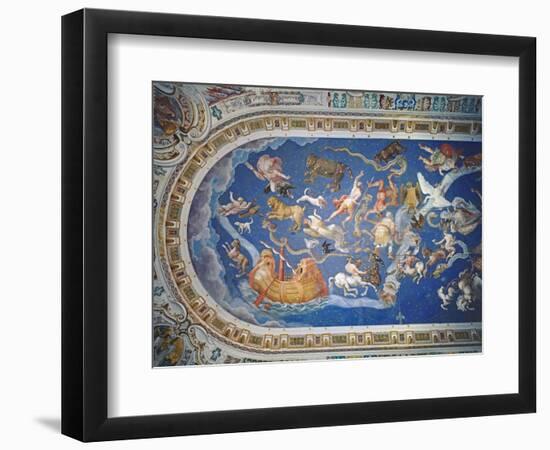 Astrological Ceiling, in the Sala Del Mappamondo-Giovanni De' Vecchi-Framed Giclee Print