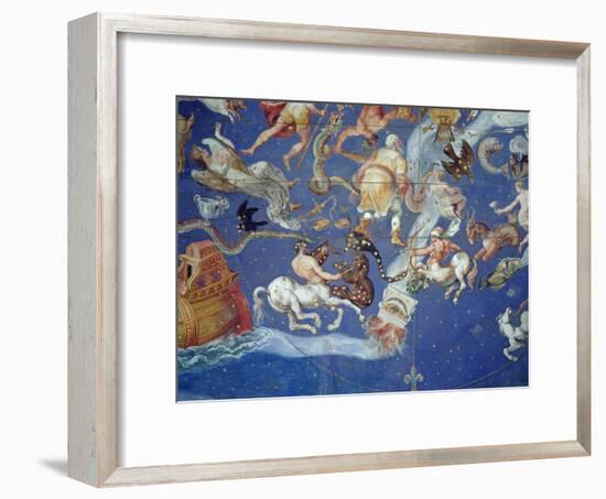 Astrological Ceiling, in the Sala Del Mappamondo-Giovanni De' Vecchi-Framed Giclee Print