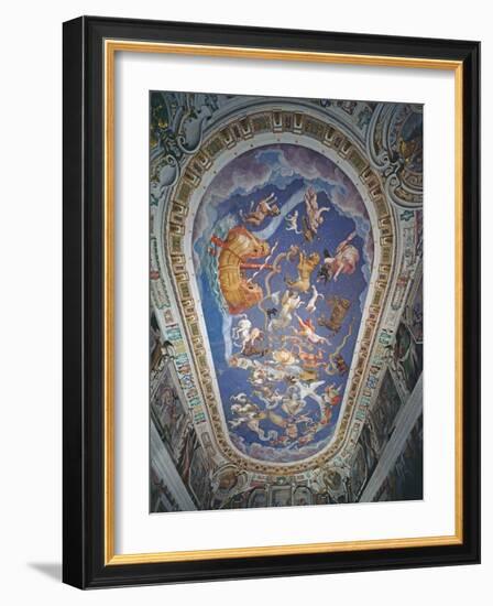 Astrological Ceiling, in the Sala Del Mappamondo-Giovanni De' Vecchi-Framed Giclee Print