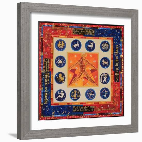 Astrology, 1999-Sabira Manek-Framed Giclee Print