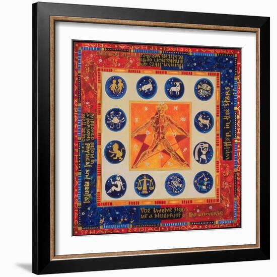 Astrology, 1999-Sabira Manek-Framed Giclee Print
