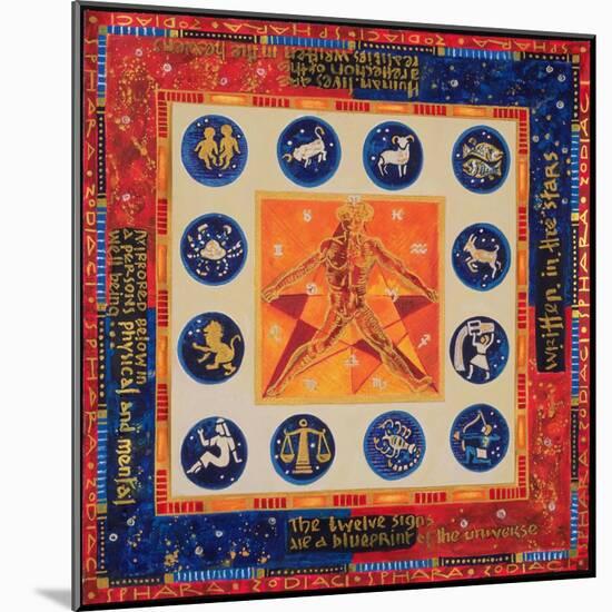 Astrology, 1999-Sabira Manek-Mounted Giclee Print