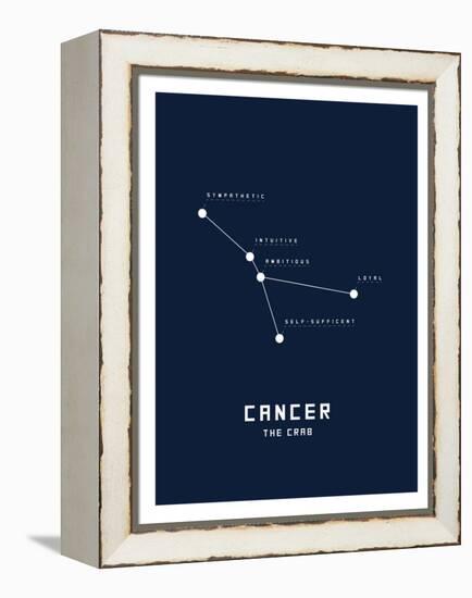 Astrology Chart Cancer-null-Framed Stretched Canvas