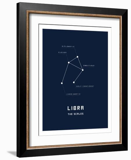 Astrology Chart Libra-null-Framed Art Print