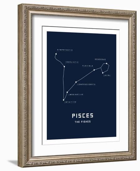 Astrology Chart Pieces-null-Framed Art Print