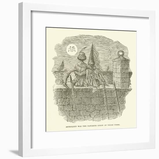 Astrology Was the Favorite Study of Those Times-null-Framed Giclee Print