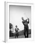 Astronaut Alan B. Shepard and His Wife Playing Golf-Ralph Morse-Framed Premium Photographic Print