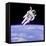 Astronaut Bruce Mccandless in Floating Weightless 320 Feet from the Space Shuttle Challenger-null-Framed Stretched Canvas