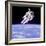 Astronaut Bruce Mccandless in Floating Weightless 320 Feet from the Space Shuttle Challenger-null-Framed Photo