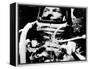 Astronaut John Glenn in His Space Capsule, February 20, 1962-null-Framed Stretched Canvas