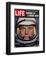Astronaut John Glenn, Making of a Brave Man, February 2, 1962-Ralph Morse-Framed Photographic Print