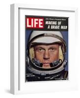 Astronaut John Glenn, Making of a Brave Man, February 2, 1962-Ralph Morse-Framed Photographic Print