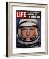 Astronaut John Glenn, Making of a Brave Man, February 2, 1962-Ralph Morse-Framed Photographic Print