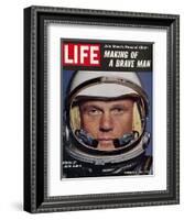 Astronaut John Glenn, Making of a Brave Man, February 2, 1962-Ralph Morse-Framed Photographic Print