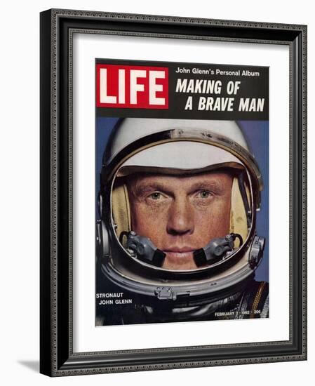 Astronaut John Glenn, Making of a Brave Man, February 2, 1962-Ralph Morse-Framed Photographic Print