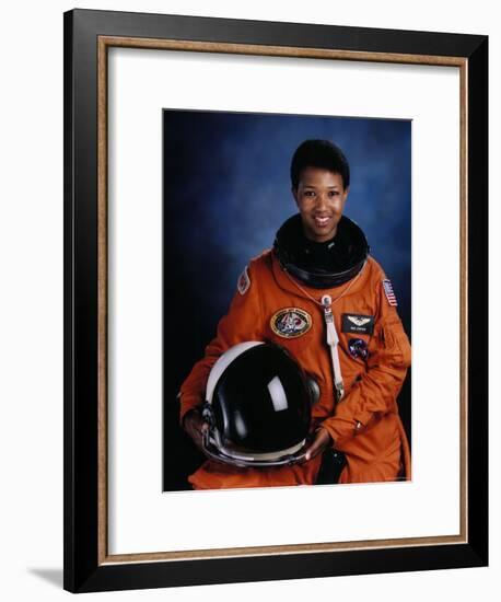 Astronaut Mae Jemison, First African American Woman in Space as Sts 47 Endeavour Mission Specialist-null-Framed Premium Photographic Print