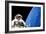 Astronaut Performing a Spacewalk-null-Framed Photographic Print